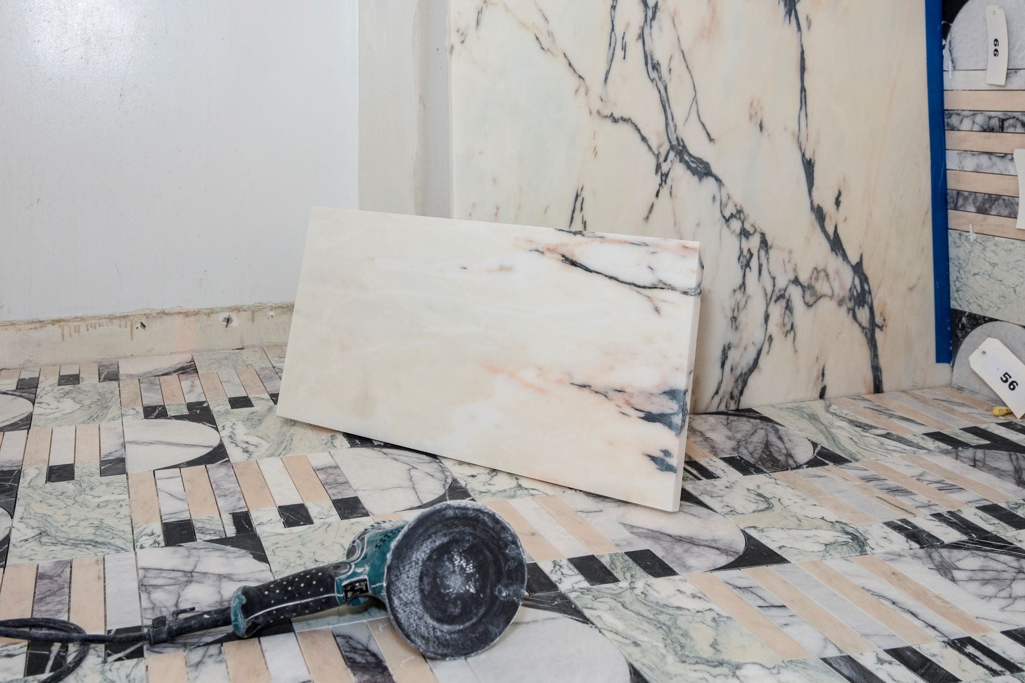 Alison Rose Euclid Large Onyx Waterjet Mosaic