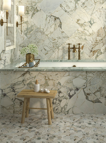 Small Bathroom Stone Tile Ideas