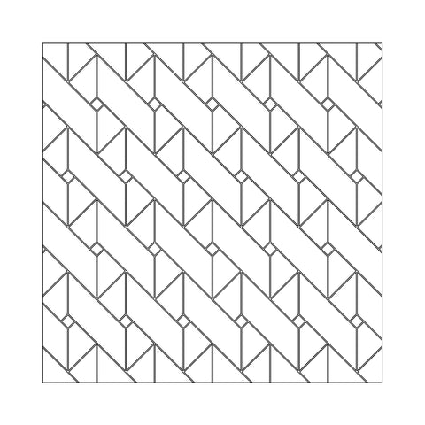 Basketweave Mosaic Floor Tile