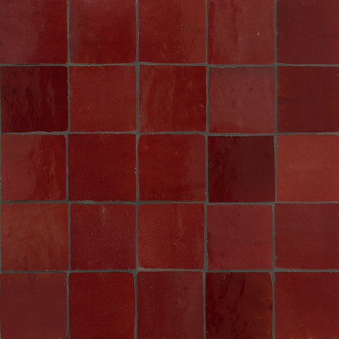 Red Backsplash Tile