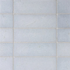 Azul Cielo Marble Tile  Tumbled 4" x 12" x 3/8" Stone