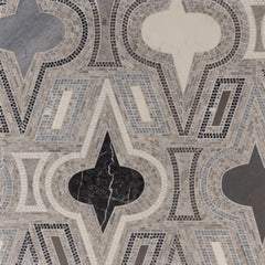 Casino Royale by Donghia Waterjet Mosaic  Stone
