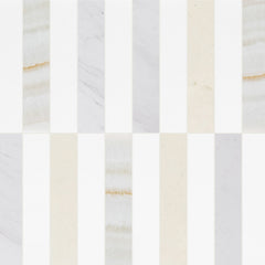 Domino 5cm x 30cm Mosaic  Honed Tailored To