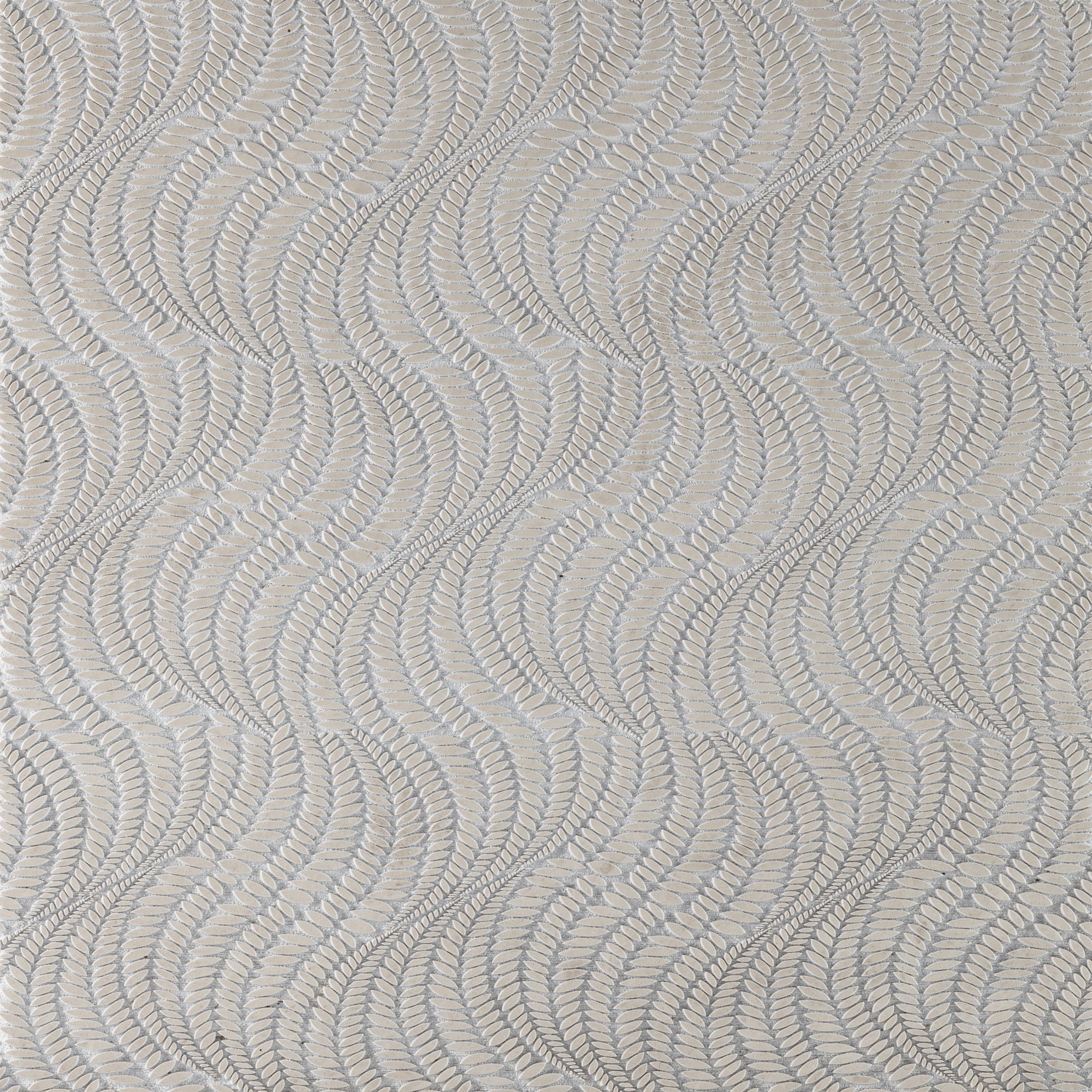 Fern Barley Limestone Tile with Carved Design – Artistic Tile