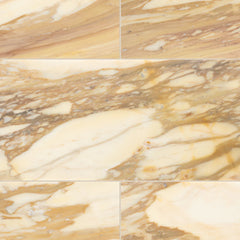 Giallo Siena honed marble tile