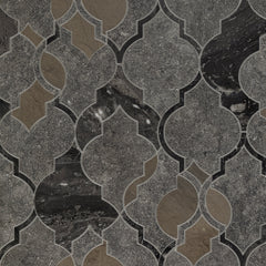 Lola By Lori Weitzner Waterjet Mosaic  Mixed Finish Tailored To