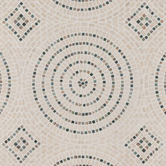 Mandala Moca tumbled stone mosaic
