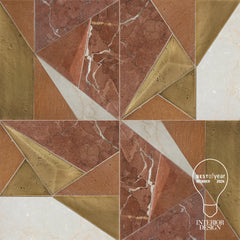 Metamorphosis by Ryan Saghian Red Swatch Card  Mixed Finish Samples