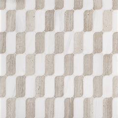 Michelle Gerson Stix Waterjet Mosaic  Honed Stone
