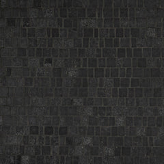 Noir antiqued limestone broken joint mosaic