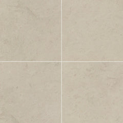 Barley honed limestone tile, 24 x 24 in