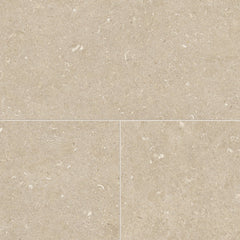 Evora Beige matte porcelain tile, 24 x 48 in