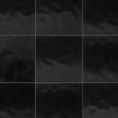 Noir satinato limestone tile