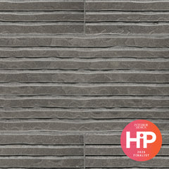 Ravine Sea Grey textured stone dimensional tile