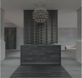 Dolce Vita Dolomite Slab – Beige Base, Charcoal Veins – Artistic Tile