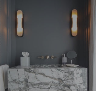 Dolce Vita Dolomite Slab – Beige Base, Charcoal Veins – Artistic Tile