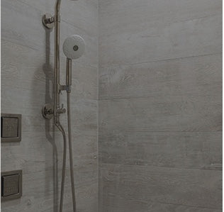 Dolce Vita Dolomite Slab – Beige Base, Charcoal Veins – Artistic Tile