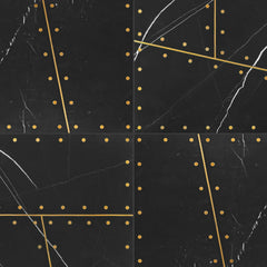Grand Tour Aviator Nero honed stone decorative tile