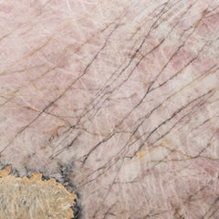2cm Cristallo Pink Quartzite Swatch Card  Polished Samples Slab