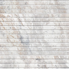 Groove Arabescato D'oro honed marble dimensional tile