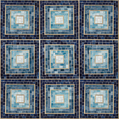 Hip 2B Square Mosaic  Glass