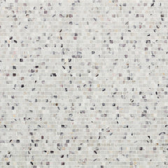 Lilac honed marble broken joint mosaic tile