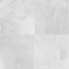 Marble Tile  Honed 18" x 18" x 3/8" Stone Aris Edge