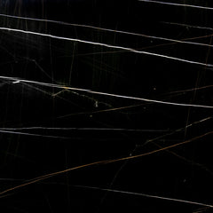 Nero Dorato polished marble slab