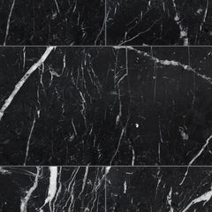 Noir Moon honed marble tile