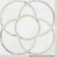 Pantheon Bianco Dolomiti Waterjet Mosaic  Stone