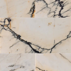 Paonazzo honed marble tile, 12 x 24 in