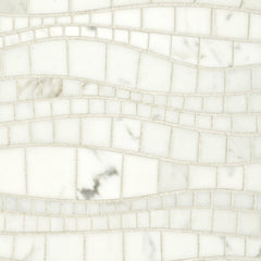 Sinuous Marble Mosaic  Stone