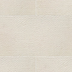 Jerusalem Pearl Scrafitto textured limestone tile, 12 x 24 in
