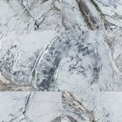 Aqua Blu Marble Tile  Honed 12" x 24" x 3/8" Stone Micro-Beveled Edge