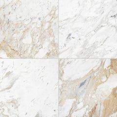 Arabescato D'oro Marble Tile  Honed 24" x 24" x 3/8" Stone Aris Edge