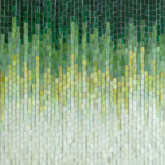 Billie Ombre Green Mosaic ©