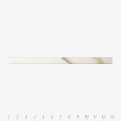 Chelsea 1 Calacatta Gold Marble Swatch Card  Polished Samples Liner