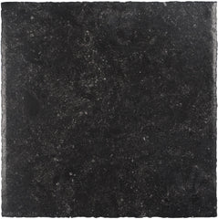 Odessa Black Belgian Bluestone Limestone Swatch Card  Roman Antiqued Chiseled Edge 18 x 18 x 3/8" Samples