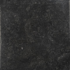 Odessa Black Limestone Swatch Card  Roman Antiqued Straight Edge 18 x 18 x 3/8" Samples Straight Edge