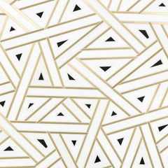 Grand Gatsby Thassos Black Blend Swatch Card  Mixed Finish Samples