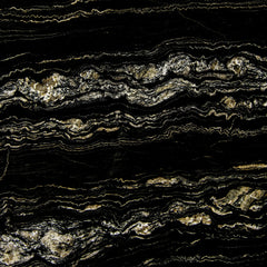Kalandula Black Quartzite Slab 3/4"  Leather Stone