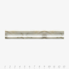 Opus 3 Calacatta Gold Marble Swatch Card  Samples Cornice