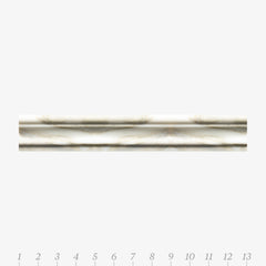 Opus 3 Calacatta Gold Marble Swatch Card  Polished Samples Cornice