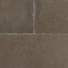 Sea Grey Limestone Tile  Roman Antiqued 16" x 24" x 5/8" Stone Chiseled Edge