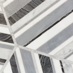 Strada Nero Polished Stone WJ Mosaic ©